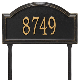 Lawn Address Plaque