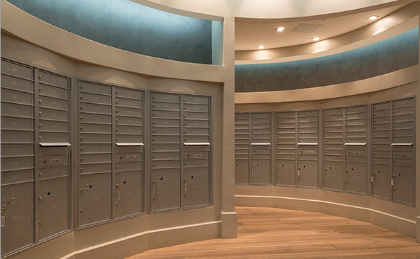 Recessed Lobby Mailboxes (4C Horizontal)