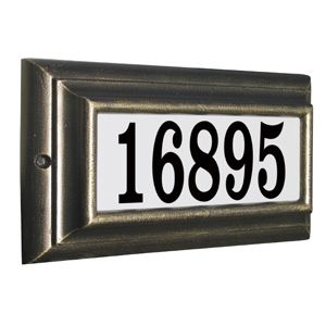 3" Cast Aluminum Numbers