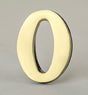 2" Self-Adhesive Brass Numbers