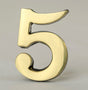 2" Self-Adhesive Brass Numbers