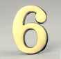 2" Self-Adhesive Brass Numbers