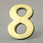 2" Self-Adhesive Brass Numbers