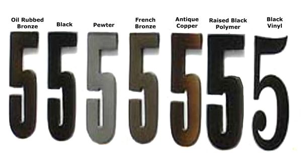 4 Inch Die Cast Address Numbers