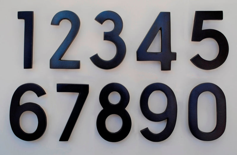 Ecco 4 Inch Brass Numbers