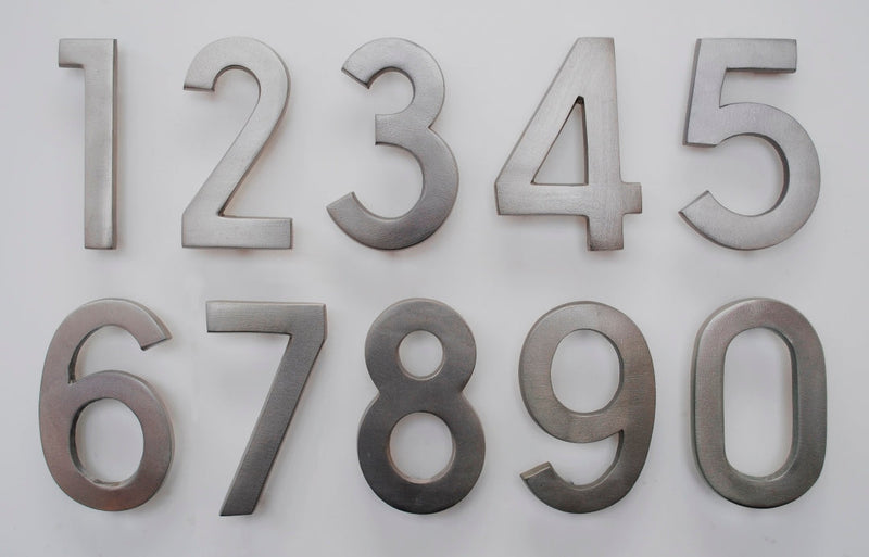 Ecco 4 Inch Brass Numbers