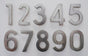 Ecco 4 Inch Brass Numbers