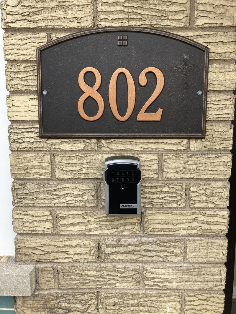 Whitehall Cape Charles - Standard Wall - One Line Address Plaque 