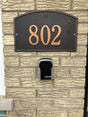 Whitehall Cape Charles - Standard Wall - One Line Address Plaque 