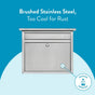 Architectural Maya Locking Wall Mount Mailbox