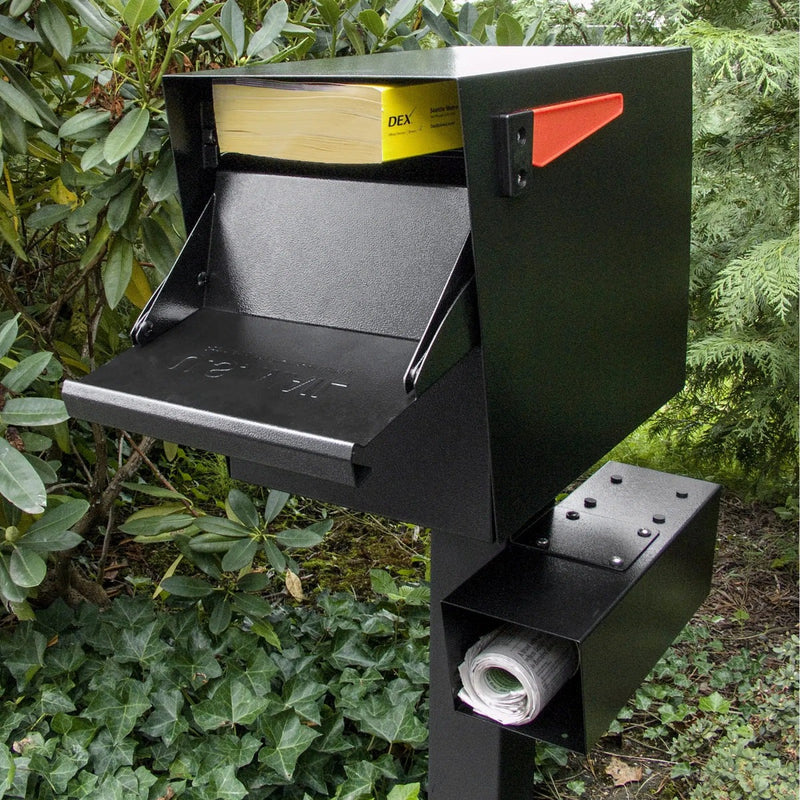 Mail Boss Package Master Locking Mailbox with Post