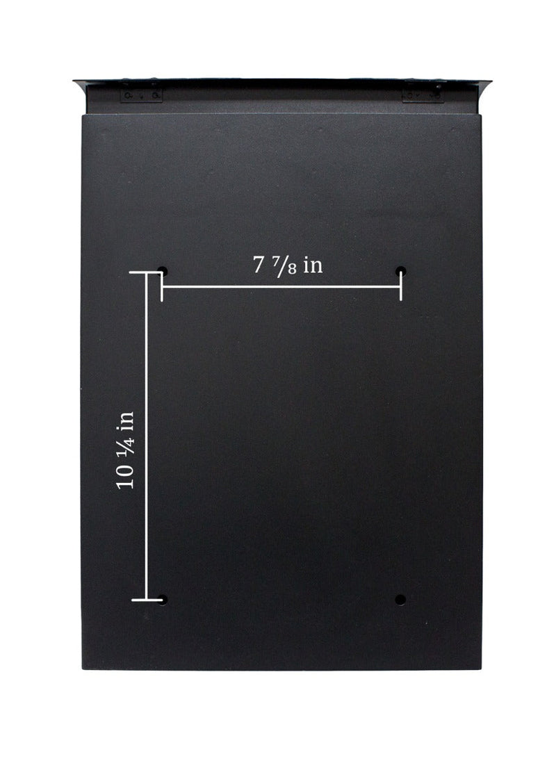 ParcelSentry Junior, locking parcel & mailbox, Black color (wall mount model)