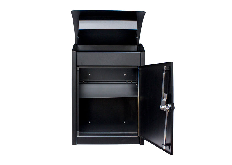 ParcelSentry Junior, locking parcel & mailbox, Black color (wall mount model)