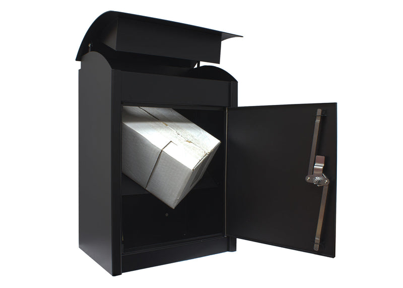 ParcelSentry Junior, locking parcel & mailbox, Black color (wall mount model)