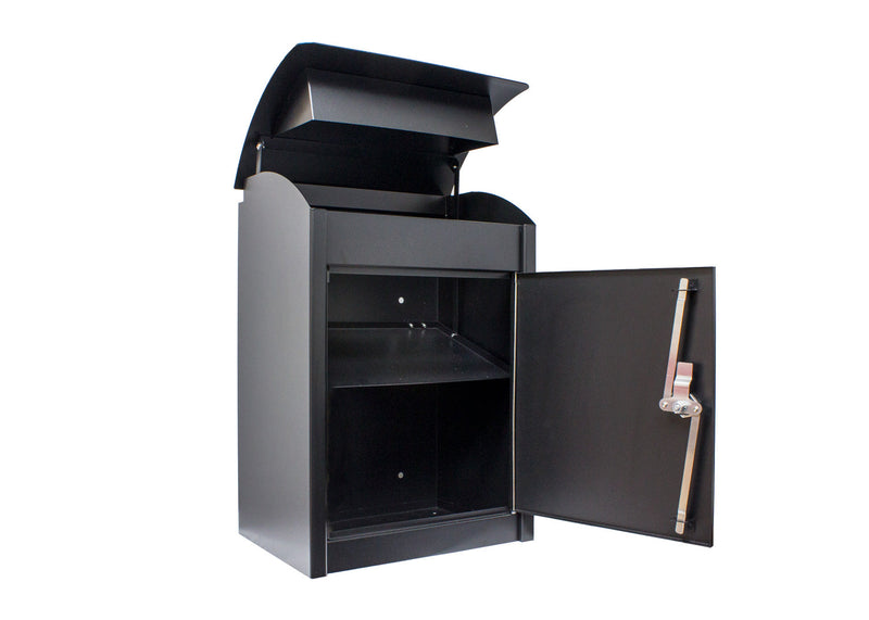 ParcelSentry Junior, locking parcel & mailbox, Black color (wall mount model)