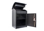 ParcelSentry Junior, locking parcel & mailbox, Black color (wall mount model)