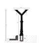 QualArc Penfield Twin Post and Spreader with Base 7