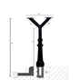 QualArc Penfield Twin Post and Spreader with Base 8
