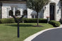 QualArc Penfield TRIPLE Mailbox Post System, no base with three E1 Economy Mailboxes Black