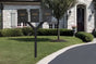 QualArc Penfield TRIPLE Mailbox Post System, no base with Three Letter Sentry mailboxes Black