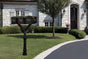 QualArc Penfield TRIPLE Mailbox Post System, base 7 with three Lewiston Mailboxes
