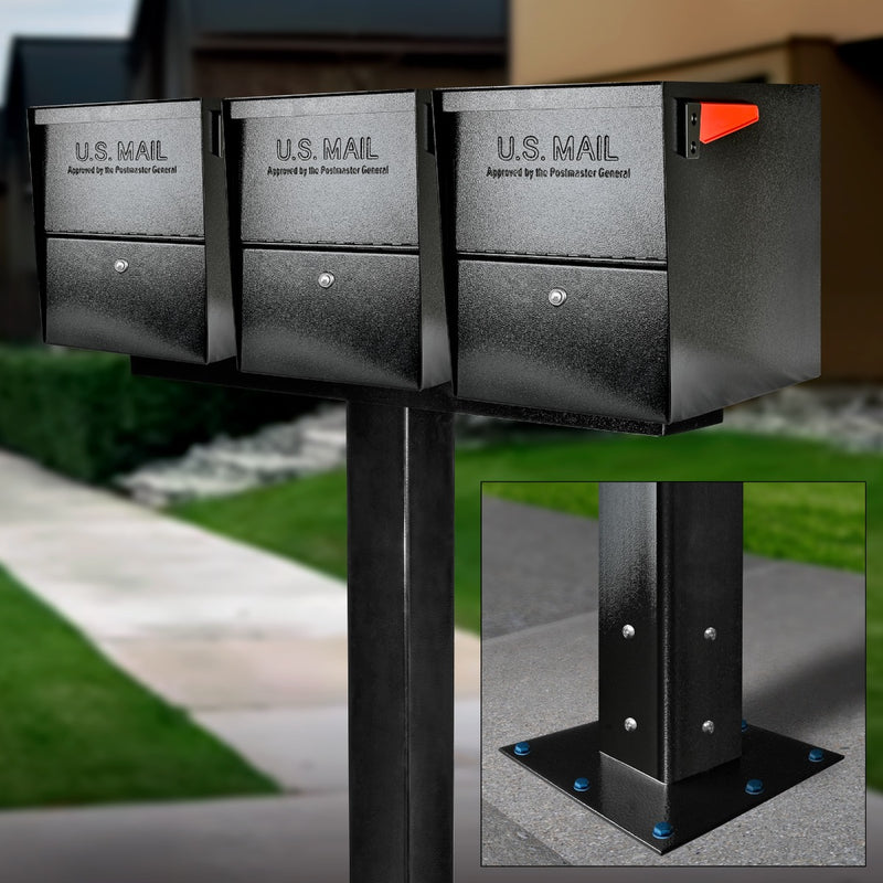 Mail Boss Package Master Triple - Surface mount base