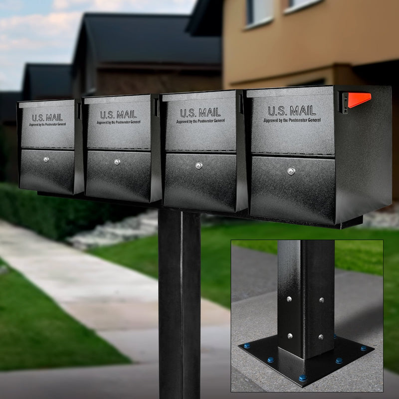 Mail Boss Package Master Quad - Surface mount base
