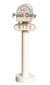 Streetscape Basic Mailbox Post (post only)