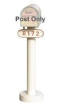 Streetscape Basic Mailbox Post (post only)