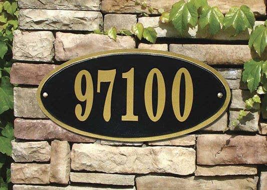 Claremont "Quick Ship" Oval Plaque