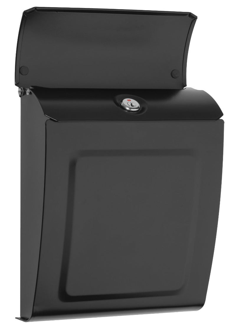 Aspen Powder-Coated Steel Locking Wall-Mount Mailbox (Choose Color)
