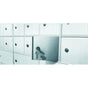 10 Doors High x 4 Doors (40 Tenants) 1700 Series Rear-Load Private Distribution Horizontal Mailbox in Anodized Aluminum Finish