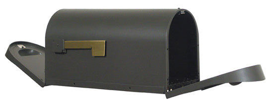 Rear Access Curbside Mailbox with Two Doors