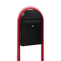 Bobi Classic Slim Front Access Modern Locking Mailbox and Round Post Combo - Multiple Color Options