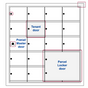Replacement Parcel Locker Door - 15-3/4 in. H x 12-7/8 in. W (Specify Finish, and Id Required)