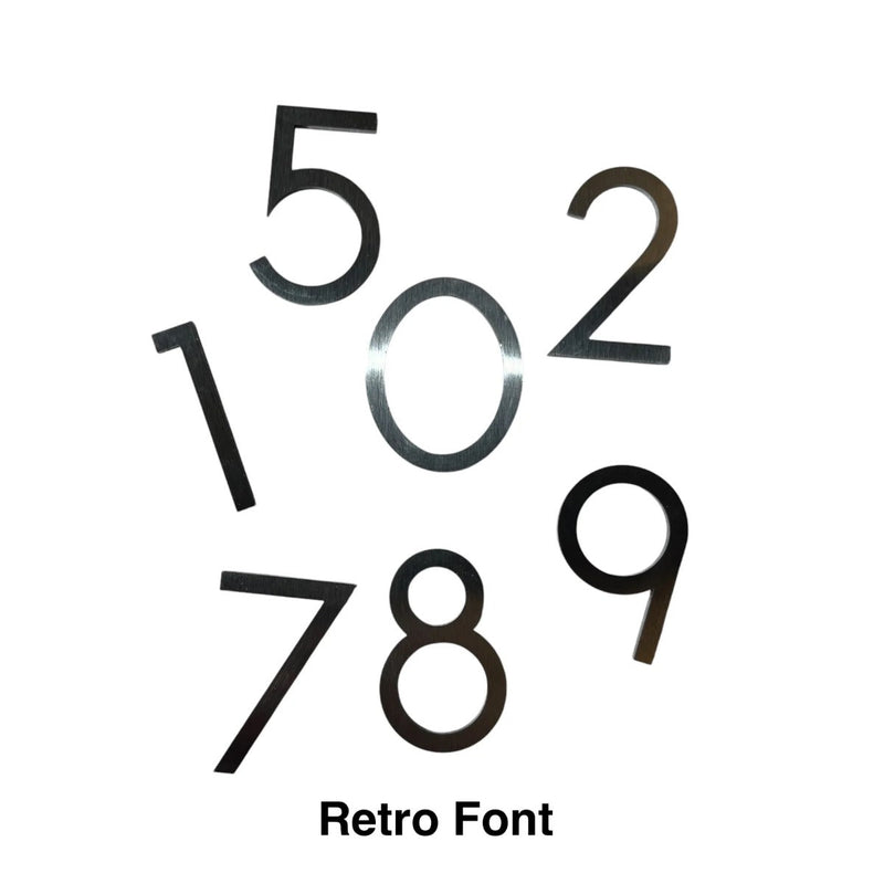 Ted Stuff Quick-Ship Uptown Modern Post Mounted Mailbox in White and Black with Stainless Steel Stick on Numbers