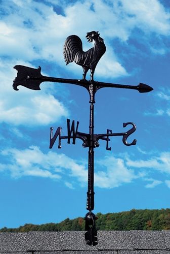 Whitehall 24" Accent Directions ROOSTER Weathervane in Black