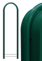 Bobi Grande Front Access Mailbox with Round Post Combo - Multiple Color Options