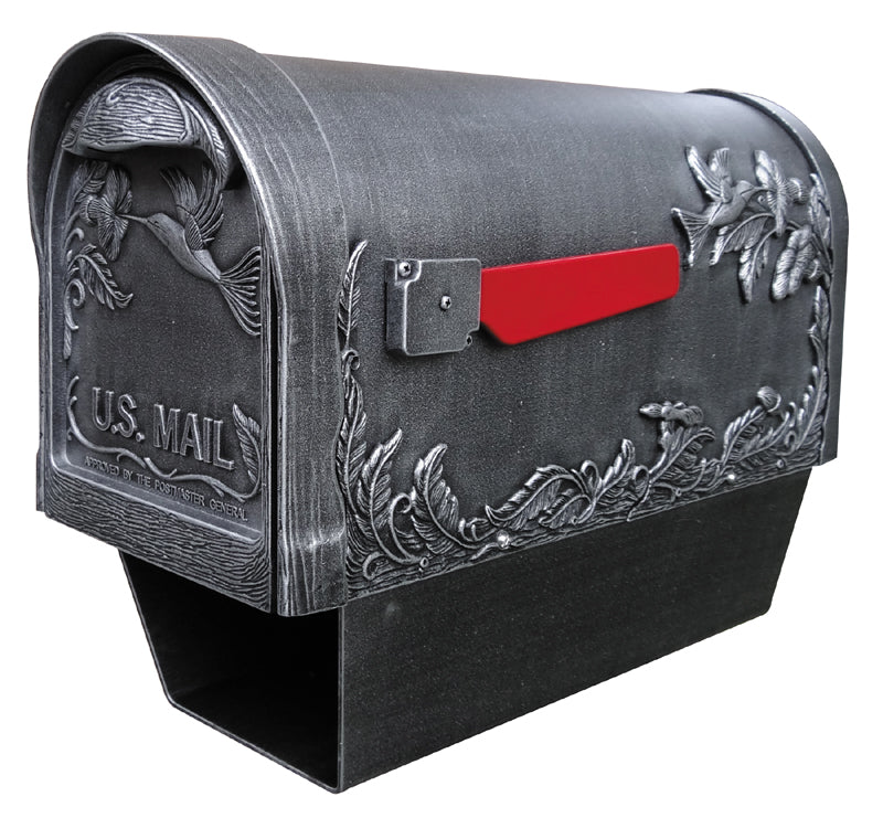 Humingbird Curbside Mailbox with Newspaper Tube