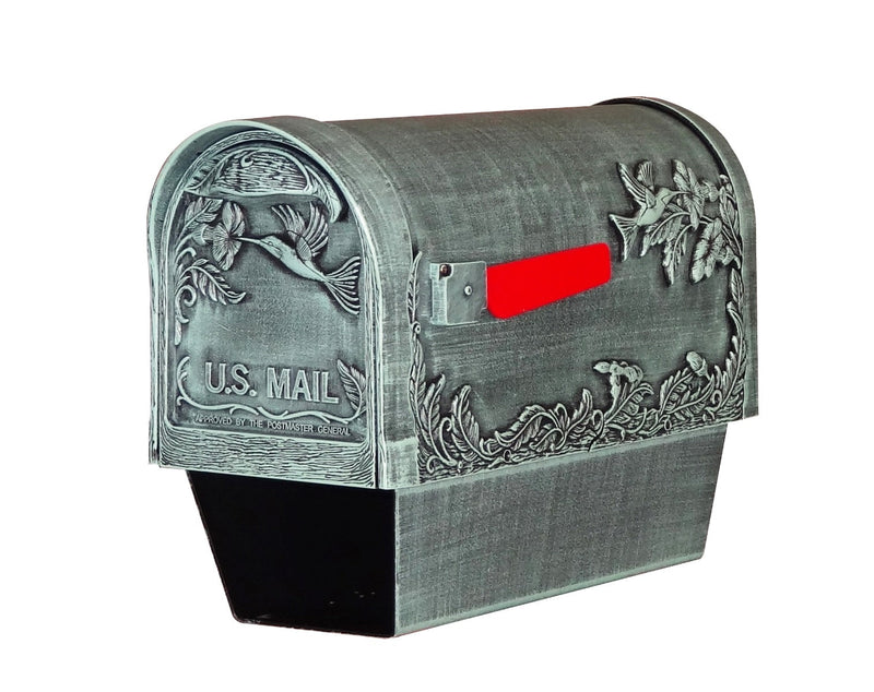Humingbird Curbside Mailbox with Newspaper Tube