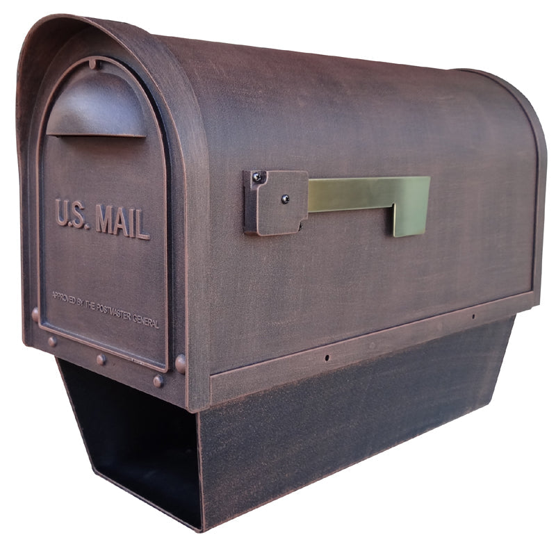 Classic Curbside Mailbox with Newspaper Tube