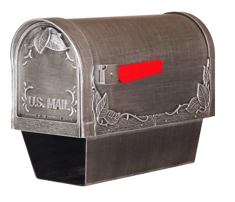 Floral Curbside Mailbox with Paper Tube