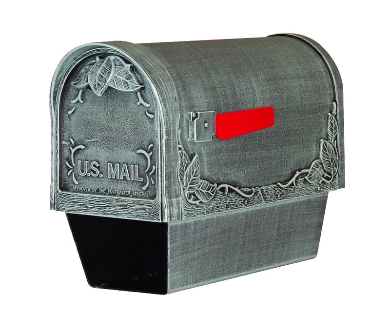Floral Curbside Mailbox with Paper Tube