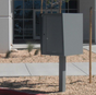 Front Access Double Commercial Collection Box in Aluminum