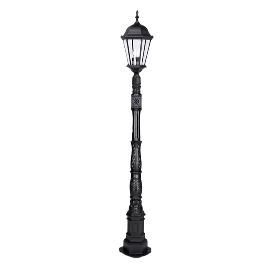 Imperial Outdoor Lamp Post with Decorative Base # 4