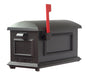 Traditional Curbside Mailbox with Newspaper Tube