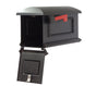 Traditional Curbside Mailbox with Newspaper Tube