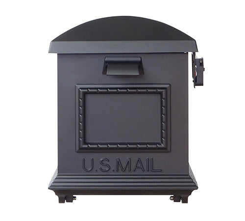 Traditional Curbside Mailbox with Newspaper Tube