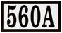 Serrano (Standard) Lighted Address Plaque "Do it yourself kit" (Black frame color)