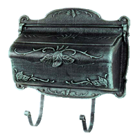 SHF-1001 - Floral Horizontal Residential Mailbox